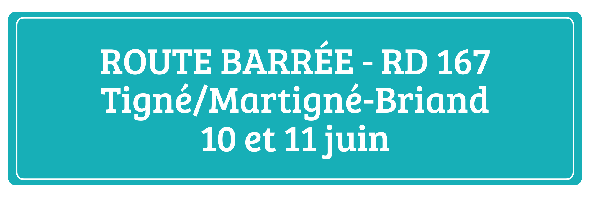 Route barrée